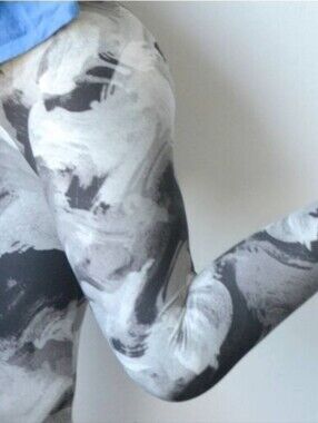 LEGGINGS DEPOT abstract print full length Leggings Size 12 NWT